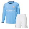 Maillot à Manches Longues Manchester City Domicile 2024-25 Pour Enfant